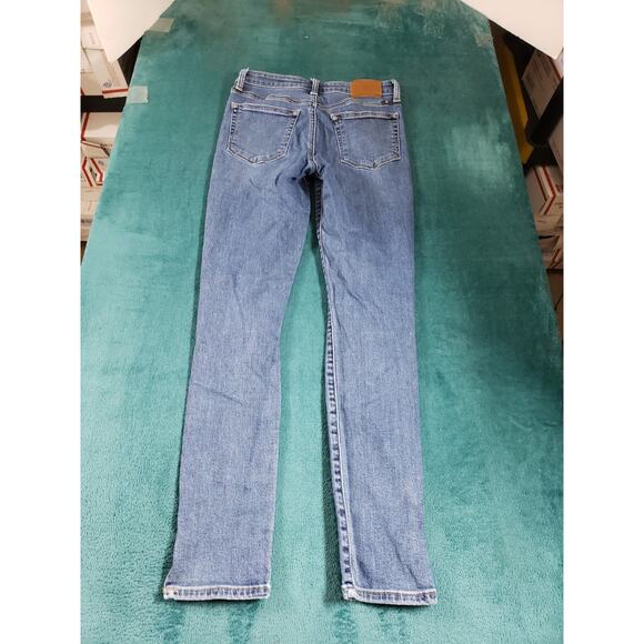 Lucky Brand Jeans Size 0 Womens Blue Stretch Pants Medium Mid Rise Ava Skinny - Picture 12 of 14